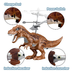 KPPIT dinosaur drone mid-flight showing dynamic aerial action