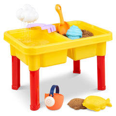 Kraftex Kids Sensory Table setup with lid offers tidy storage and easy transport.