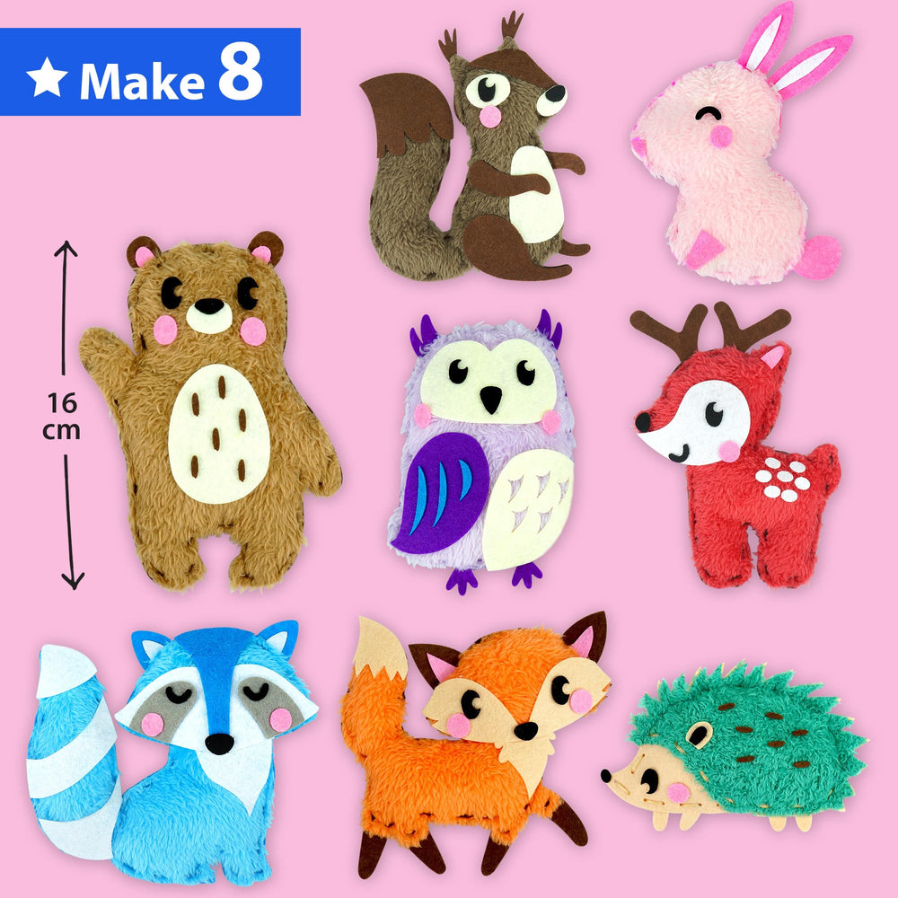 KRAFUN bear doll sewing project demonstrates safe, kid-friendly stitching