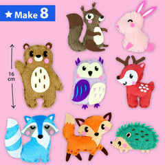 KRAFUN bear doll sewing project demonstrates safe, kid-friendly stitching