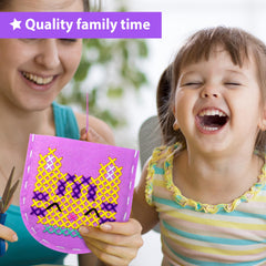 KRAFUN included tools ensure safe, mess-free stitching for kids.