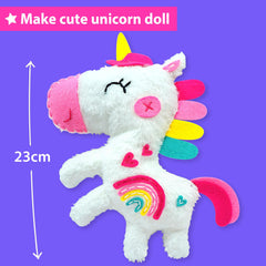 KRAFUN sewing kit tools included provides safe crafting for kids.