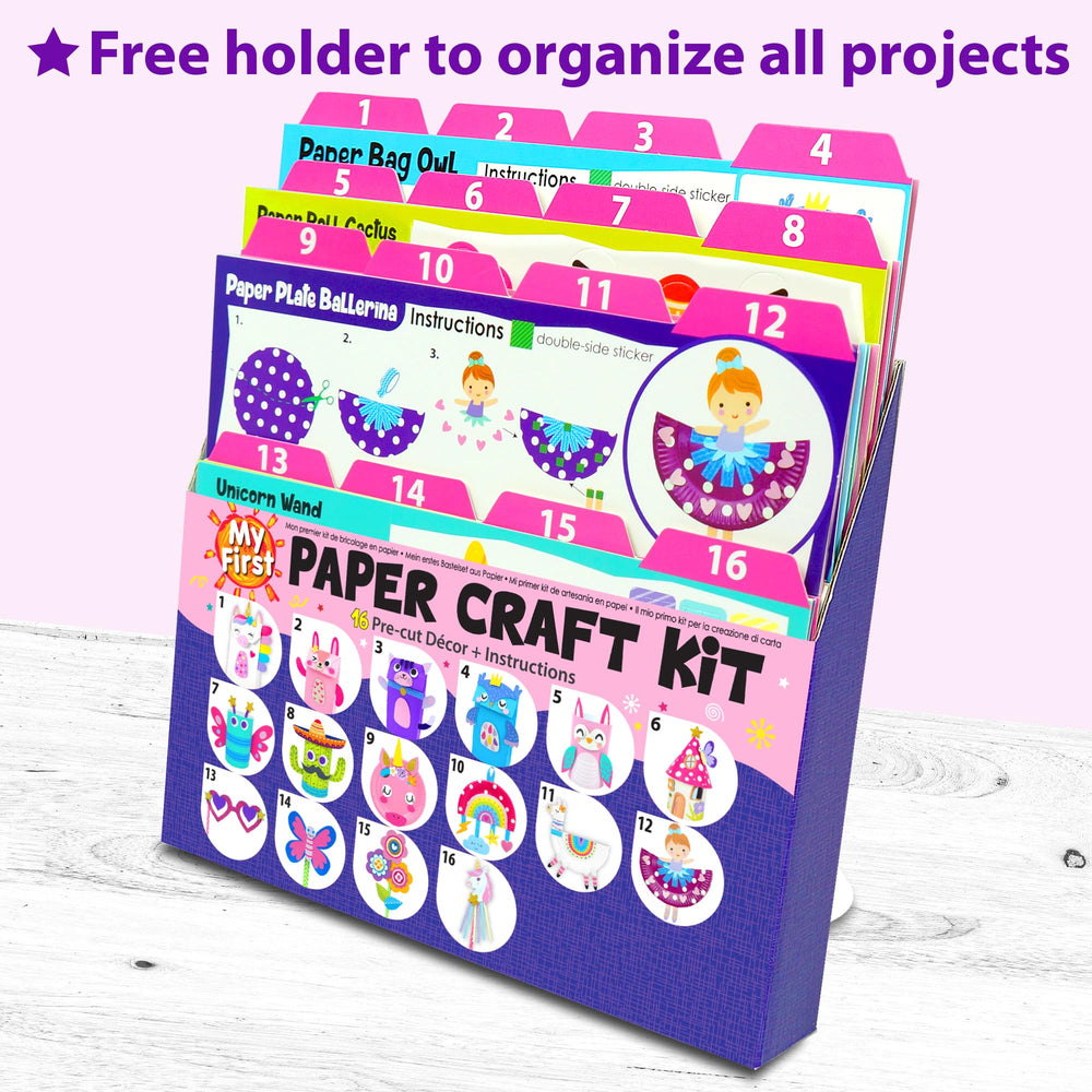 KRAFUN Beginner art crafts instructions help kids learn step-by-step creativity