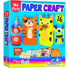 KRAFUN My First Safari kit box with colorful safari animals for creative play skills