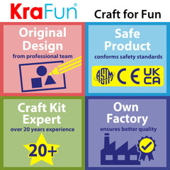 KRAFUN no-mess crafting kit promotes organized creative play