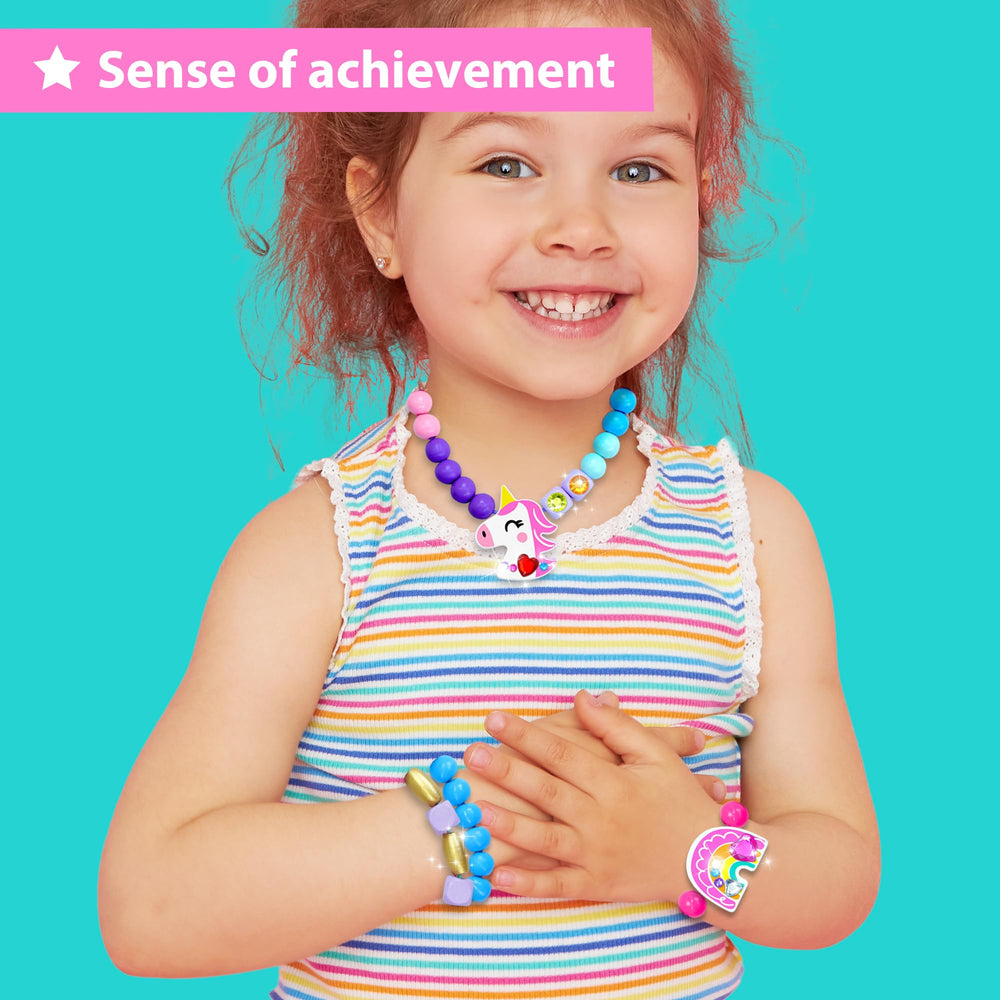 KRAFUN no-mess crafting with pre-punched beads and simple assembly