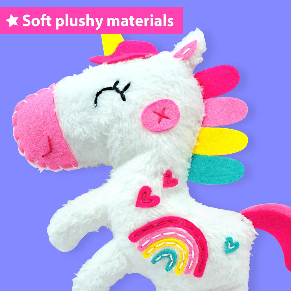 KRAFUN Plush felt materials for soft, colorful sewing projects