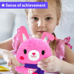 KRAFUN instruction sheet showing easy steps for beginners to sew