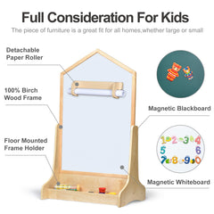 KRAND bi-storage frame holder keeps accessories organized after play