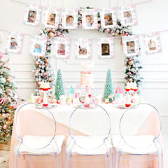 Kreatwow wall-hanging banner display for a festive winter scene.