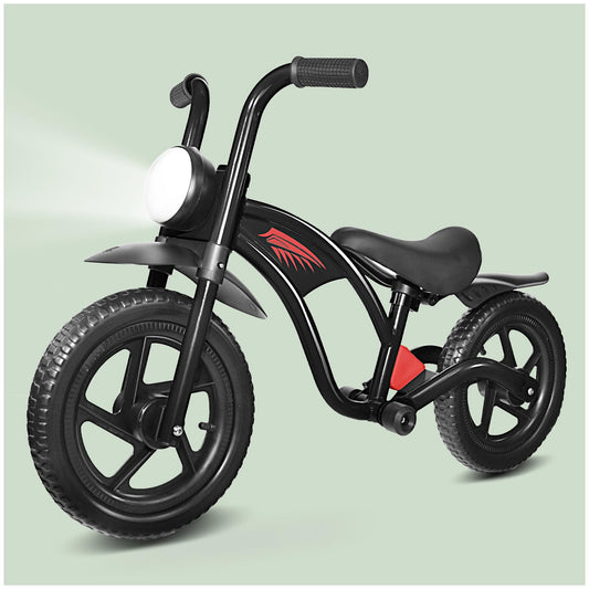 KRIDDO Kids Balance Bike with front light for safer evening rides