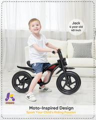 KRIDDO balance bike upgraded axle for smoother, steadier rides