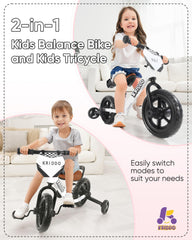 KRIDDO pedal storage under seat keeps pedals safe when switching modes.