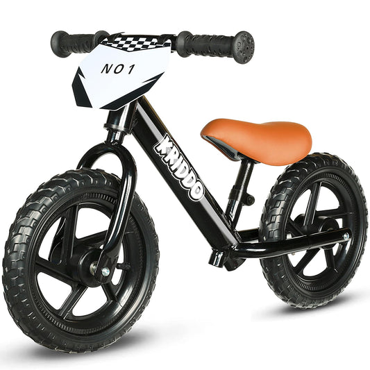 KRIDDO toddler balance bike frame for sturdy outdoor practice and balance building.