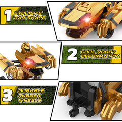 Kroyedfuw Dinosaur Transform RC Car durable ABS build withstands rough play.