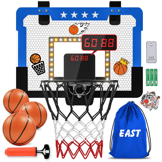 Kroyedfuw indoor basketball hoop over the door for quick setup and active play.