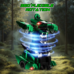 Kroyedfuw RC car performing 360-degree rotation in action