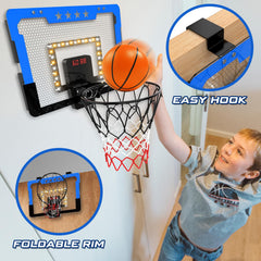 Kroyedfuw mini hoop offers two game modes for flexible practice at home.