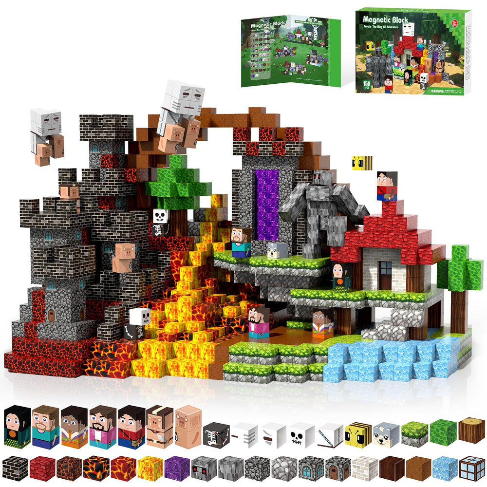 Kryzomat 150pcs magnetic blocks set sparks creative play and STEM exploration.