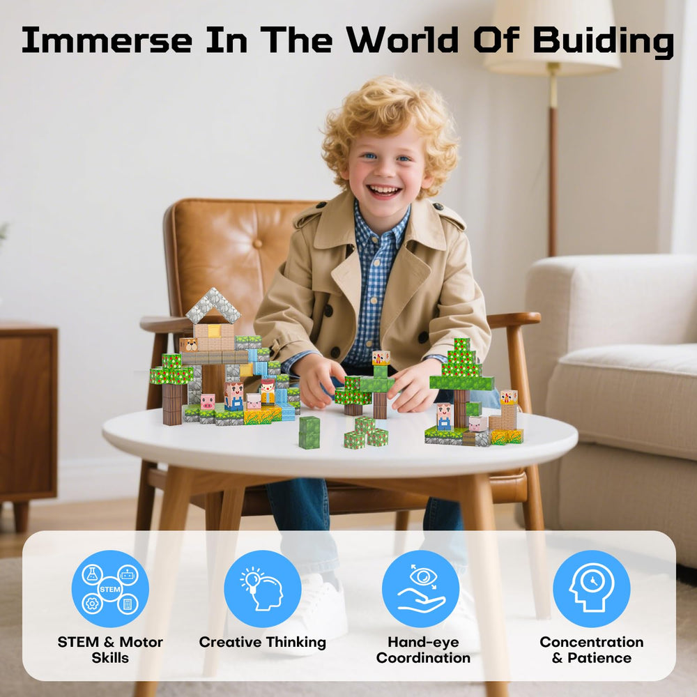 Kryzomat Magnetic Blocks compatibility with major brands expands play possibilities.