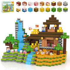 Kryzomat Magnetic Blocks farm set promotes imaginative play and fine motor skills.