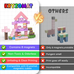 Kryzomat magnetic blocks support STEM learning through hands-on experimentation and spatial thinking.