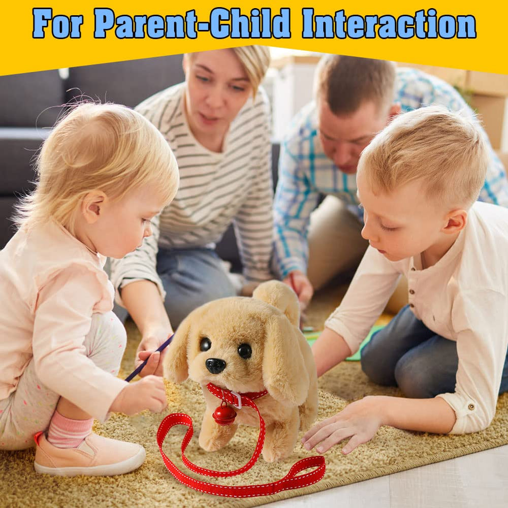 KSABVAIA plush golden retriever soft material provides cozy playtime