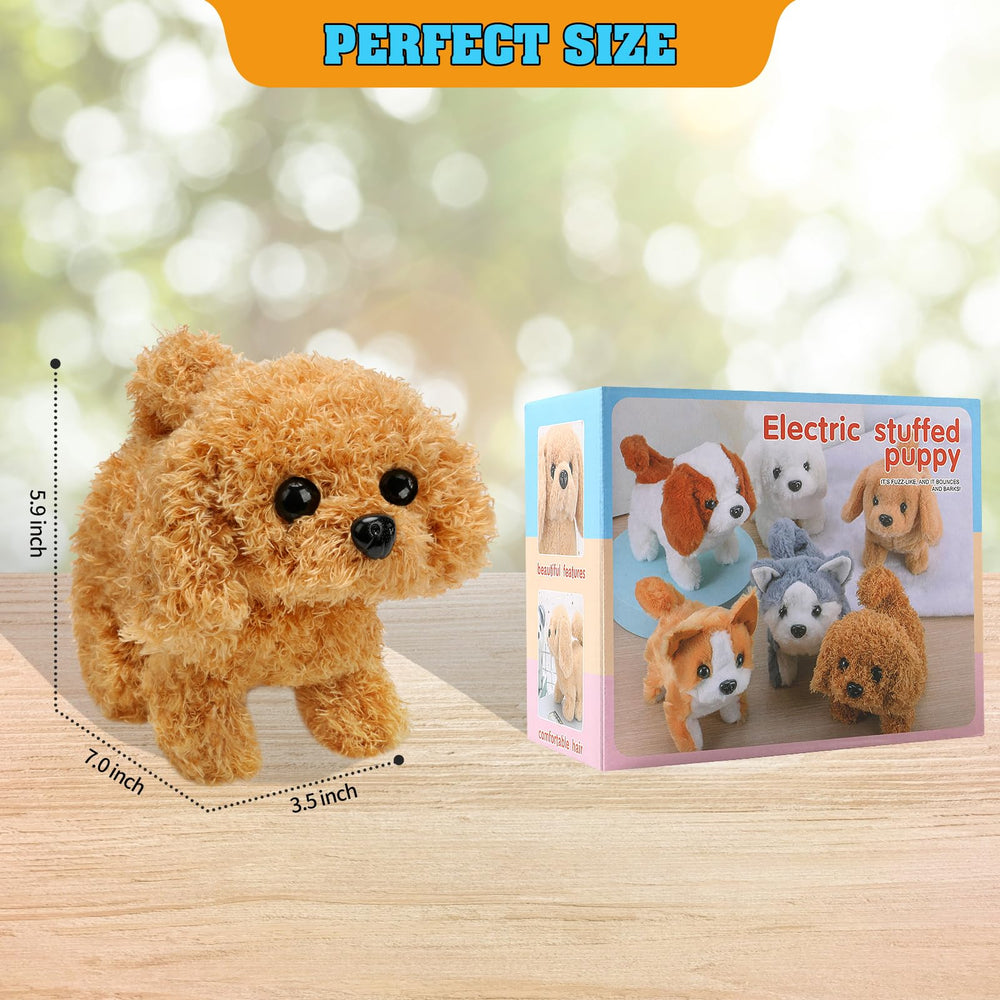 KSABVAIA Plush Teddy Puppy Barking: engaging interactive sounds for kids