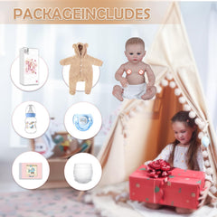 KSBD Reborn Baby Doll feeding bottle accessory invites nurturing role-play and care simulations.