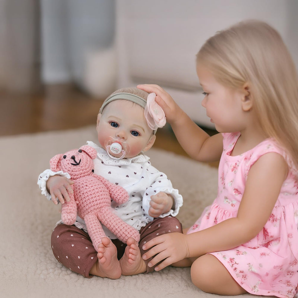 KSBD Reborn doll gift box showcases premium packaging with seven included gifts.