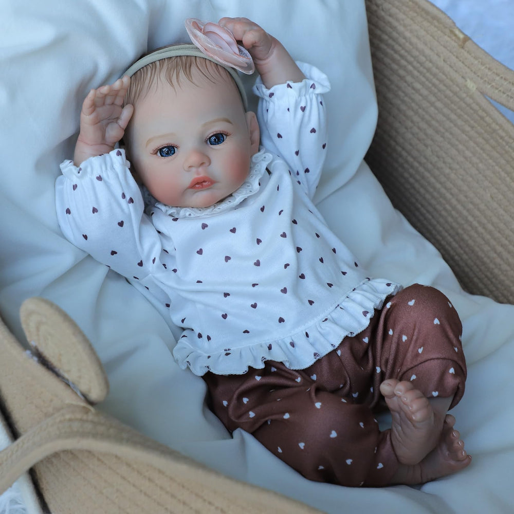 KSBD Reborn doll with magnetic pacifier adds authentic newborn accessory realism.
