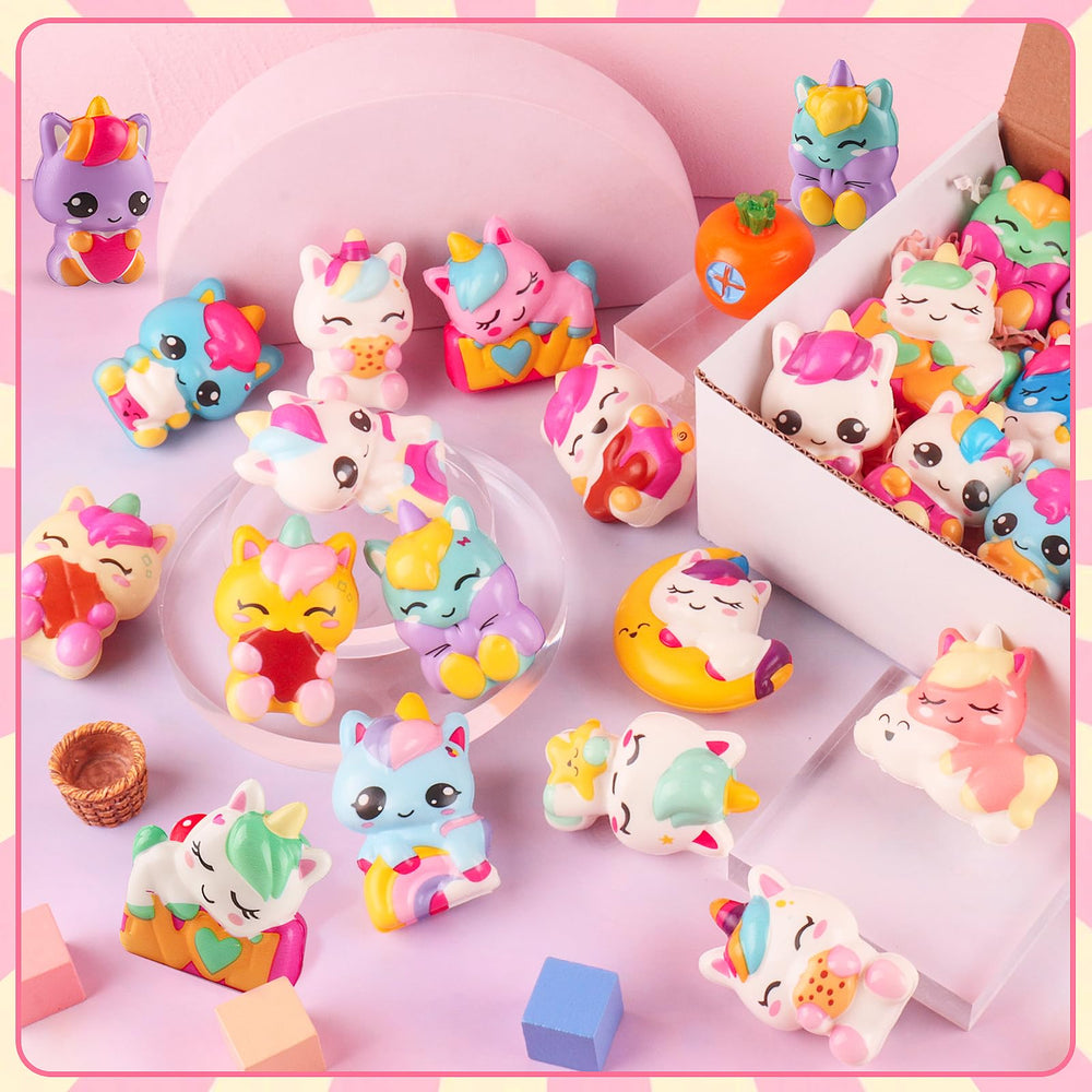 Ksmky squishy toys come in easy packaging for quick gifting