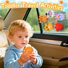 Ksmky colorful animal set promotes imaginative play and on-the-go fun.