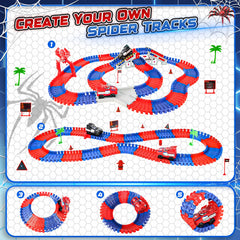 Kssvzz Spider Race Track bridge accessory over elevated turns for dramatic routes.