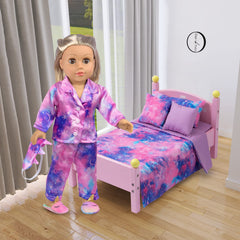KT Fancy 18-inch doll pillow 1 provides plush support.