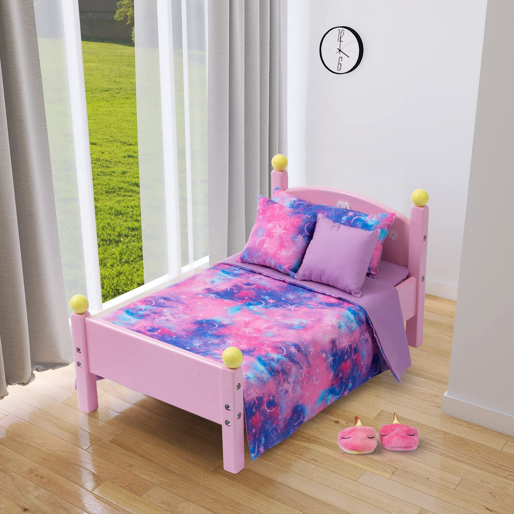 KT Fancy 18-inch doll pillow 3 completes the soft sleep setup.