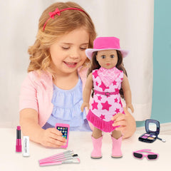 K.T. Fancy belt adds authentic accessory detail to doll costumes.