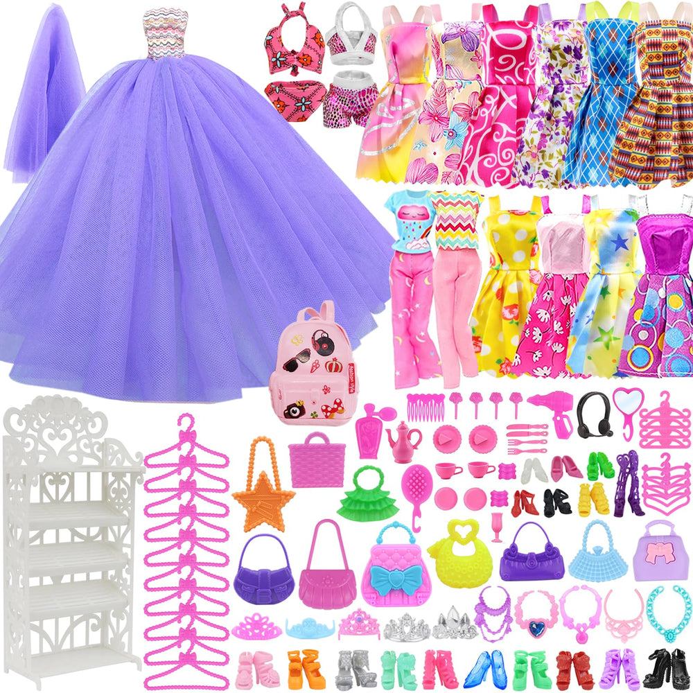KT Fancy doll backpack adds portable storage for accessories.