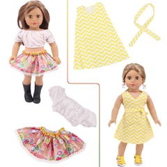 K.T. Fancy doll dress set for stylish ensembles