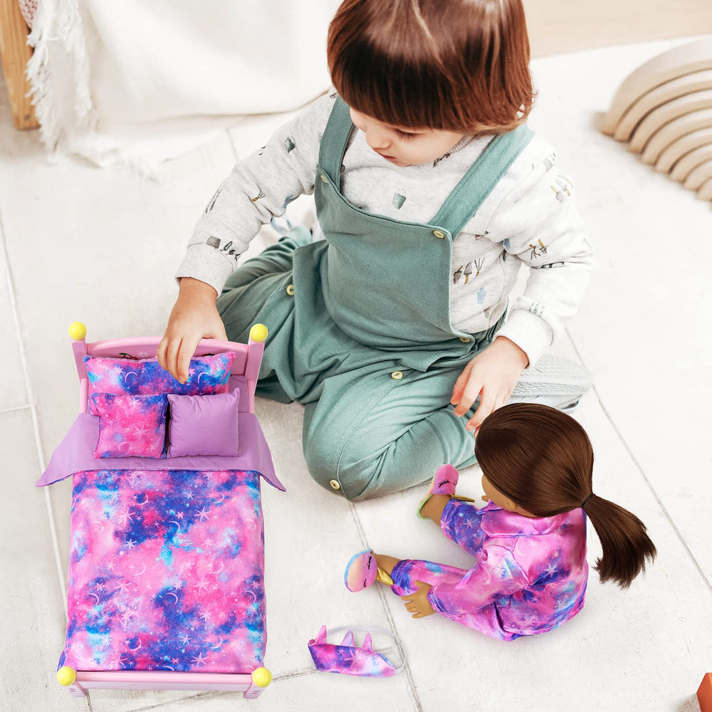 KT Fancy doll eye mask for nighttime pretend play.