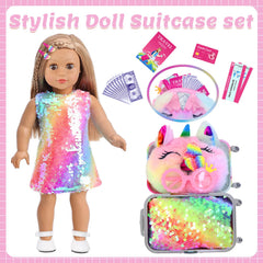KT Fancy leather shoes complete doll outfits.
