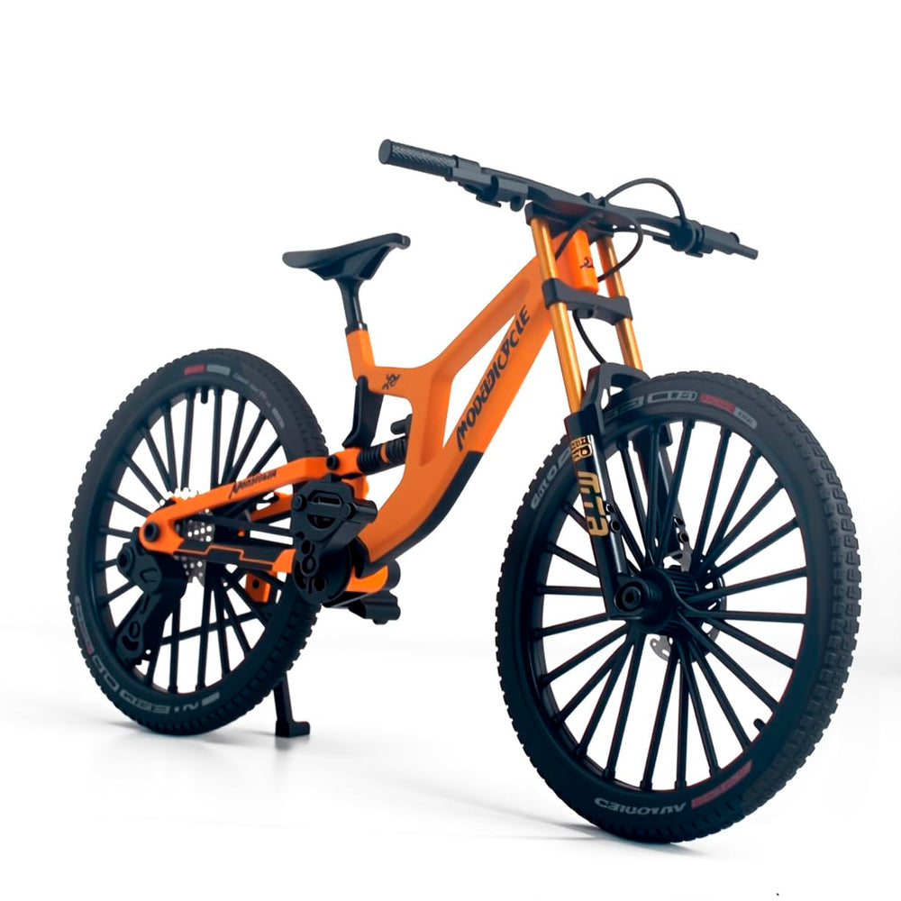 Kuasting 1:8 scale bike toy for compact desk display.