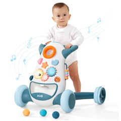 KUB Montessori Baby Walker with ergonomic handle focus supports secure first steps and upright posture.