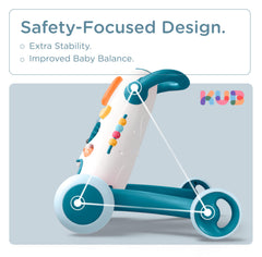 KUB Montessori Baby Walker two-speed control supports growing confidence in early steps.