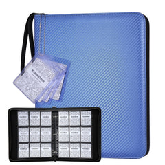 KuBeiBear card binder blue cover for 720 cards with acid-free protection.