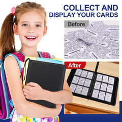 KuBeiBear clear-view pockets showcase cards while protecting them.