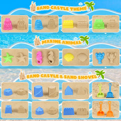 KUBUSFLY marine animal molds inspiring pretend play by the water.