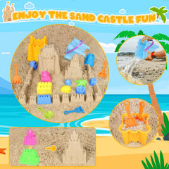 KUBUSFLY small molds offering varied shapes for creative sand layouts.