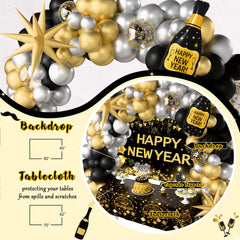 Kudapity gold explosion foil balloon creates a dynamic accent piece.