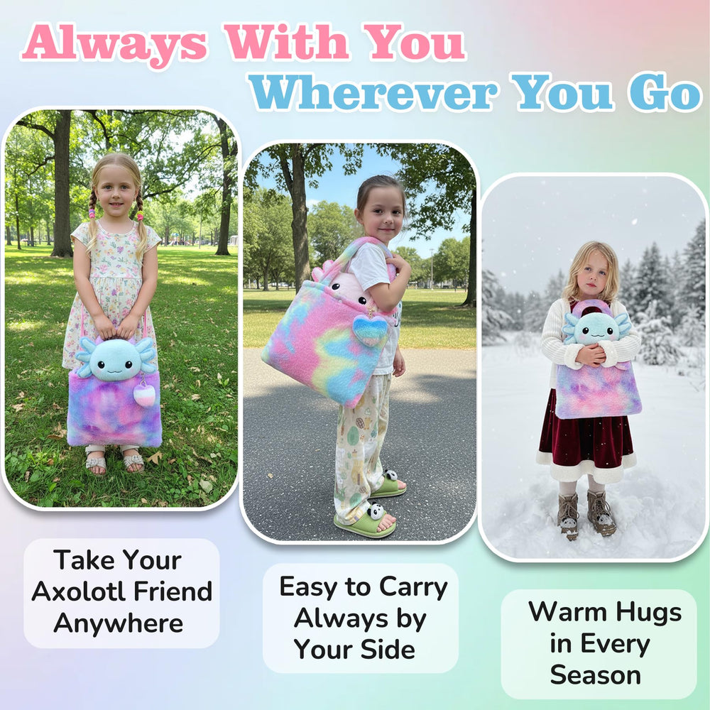 KUMANEKO dress-up axolotl outfits enabling creative play and self-expression.
